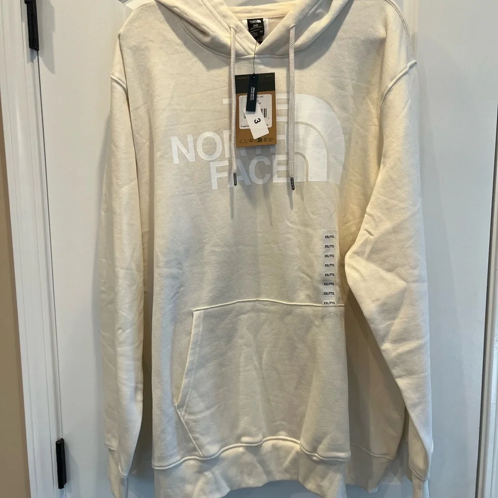 The North Face Men's Off-White Hoodie Men’s or Women’s New with tags Size XXL